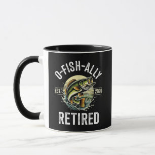 O-Fish-Ally Retired 2026 Fisherman Fishing Mug
