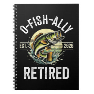 O-Fish-Ally Retired 2026 Fisherman Fishing Notebook