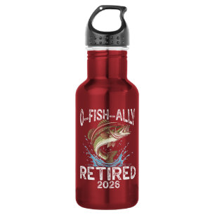 O-Fish-Ally Retired 2026 Humour Funny 532 Ml Water Bottle