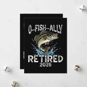 O-Fish-Ally Retired 2026 Humour Funny Holiday Card