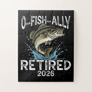 O-Fish-Ally Retired 2026 Humour Funny Jigsaw Puzzle