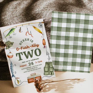 O-Fish-Ally Two Birthday Invitation