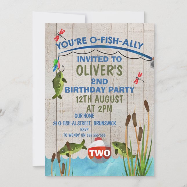 O-Fish_Ally Watercolor Birthday Invitation (Front)