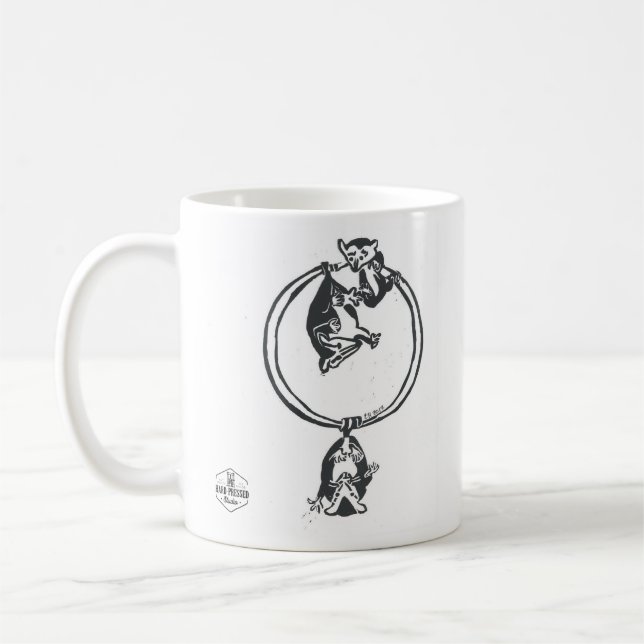 O for Opossum Coffee Mug (Left)