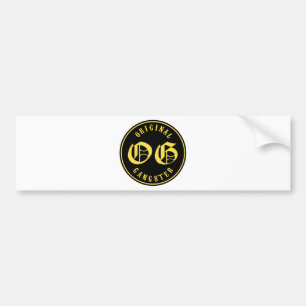 O.G. Original Gangster Bumper Sticker