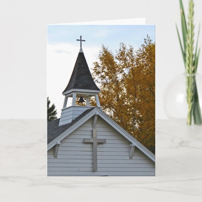 O Give Thanks unto the Lord Thank You Card (Front)