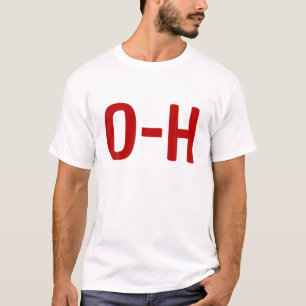 O-H Couples Matching Ohio Sports Football Funny Fu T-Shirt