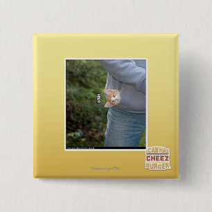 O hai 15 cm square badge
