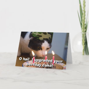 O hai!  I upgraded your berfday cake Card