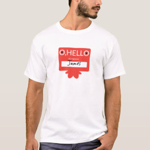 O hello, my name is James T-Shirt