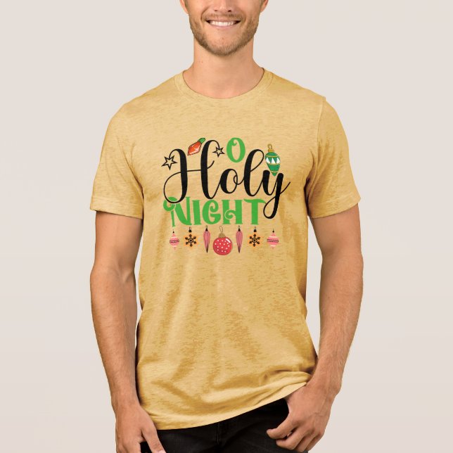 O Holy Night-84603 Tri-Blend Shirt (Front)