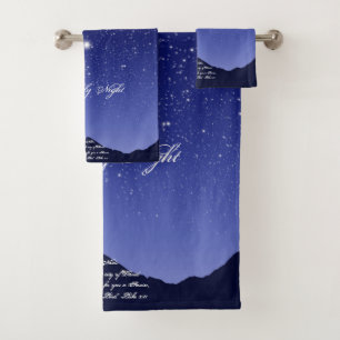 O Holy Night Bathroom Towel Set