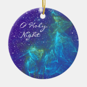 O’ HOLY NIGHT CERAMIC TREE DECORATION