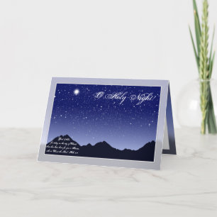 O Holy Night Christmas Card