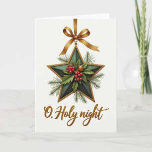 O Holy Night Christmas Card