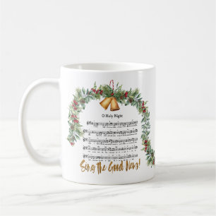 O HOLY NIGHT Christmas Nativity Hymn Scripture Coffee Mug
