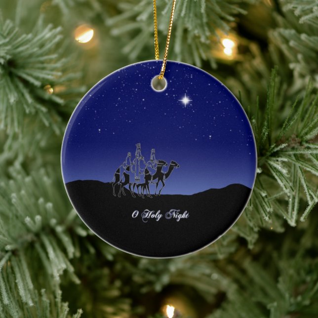 O Holy Night Christmas Ornament (Tree)