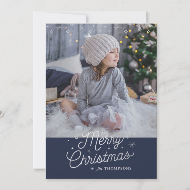 O' HOLY NIGHT / Christmas Photo Card (Front)