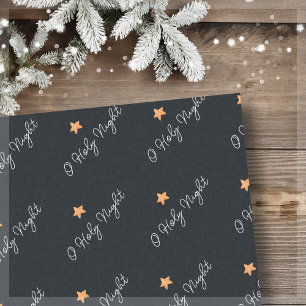 O Holy Night Christmas Star Tissue Paper