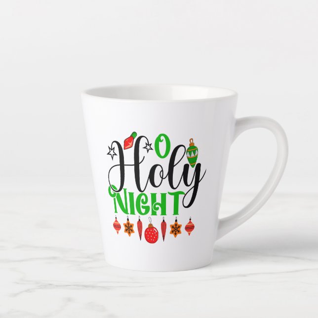 O Holy Night  Latte Mug (Right)