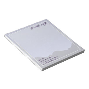 O Holy Night Note Pad