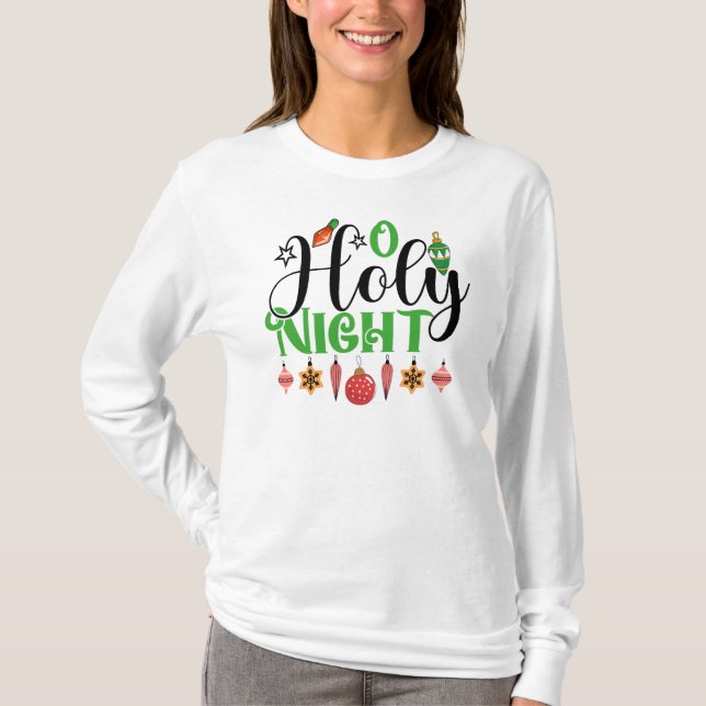 O Holy Night  T-Shirt (Front)