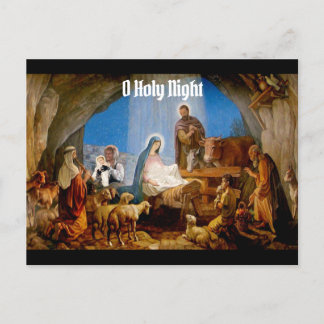 O Holy Night with Jareth Postcard