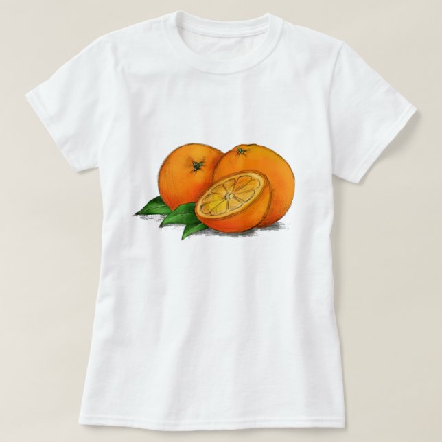 O is for Oranges T-Shirt (Design Front)