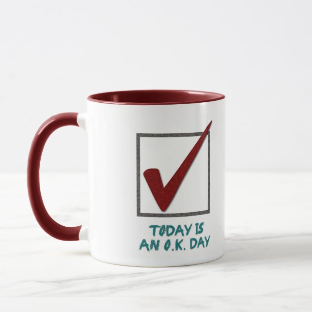 O.K. Day Mug (Left)