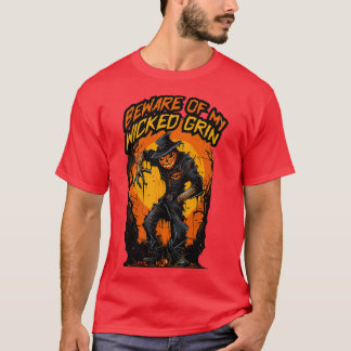 O Lantern Beware of my wicked grin T-Shirt