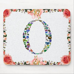 O Letter Monogram Mouse Mat