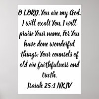 O LORD, You are my God