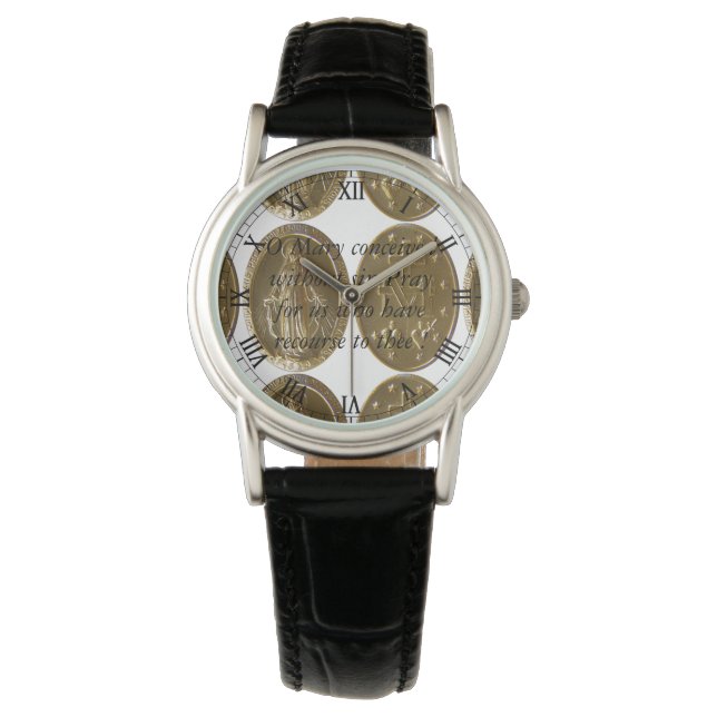 O Mary conceived without sin... Watch (Front)