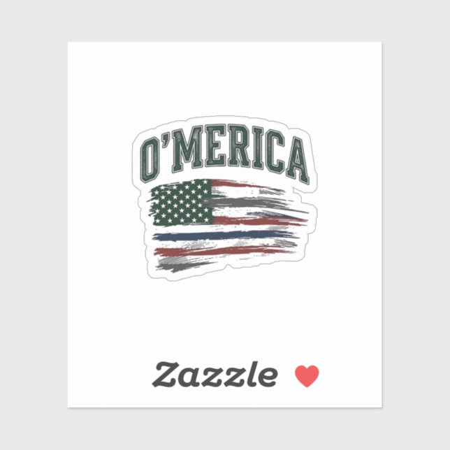 O’Merica Vintage Distressed Flag Shirt Design_1 (Sheet)