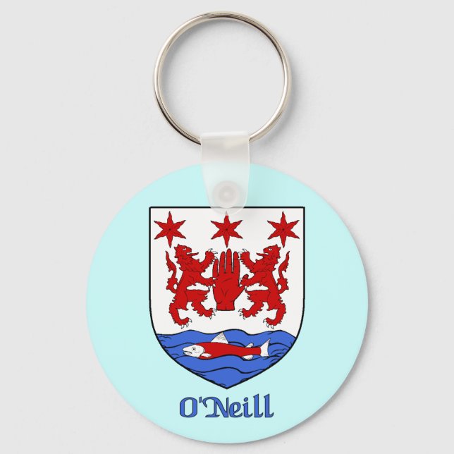 O' Neill Family Shield Keychain (Front)