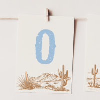 "O" ONE Western High Chair Banner Card