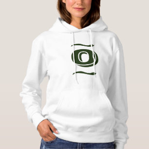 O   Organic Opulence Serif Monogram Crewneck Hoodie