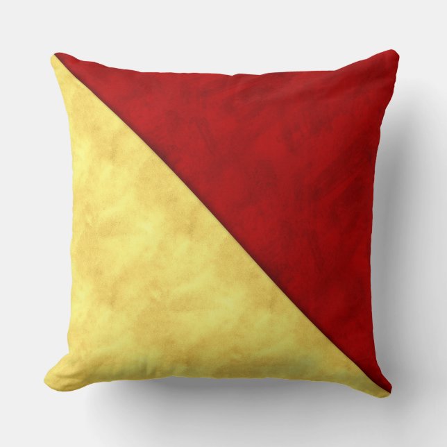 O Oscar Watercolor Nautical Signal Maritime Flag Cushion (Front)