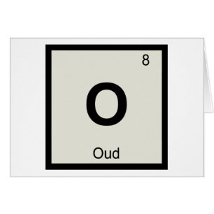 O - Oud Music Chemistry Periodic Table Symbol
