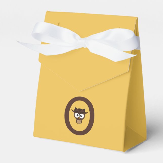 O - Owl Favour Box (Front Side)