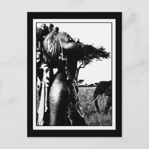 o Place Like Home Afrocentric Art Postcard