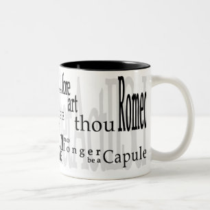 'O Romeo, Romeo!' Shakespeare Quote Mug
