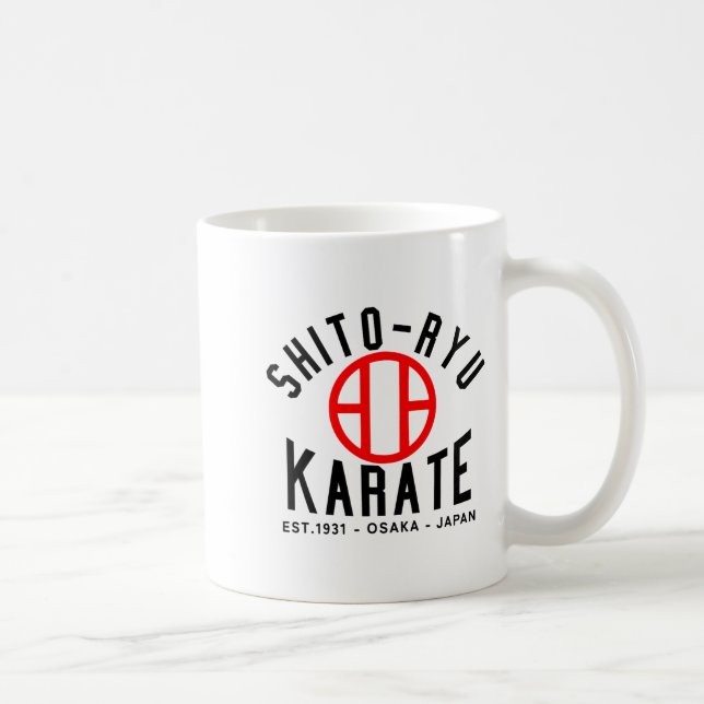 O-ryu Karate Japan Martial Arts  Coffee Mug (Right)