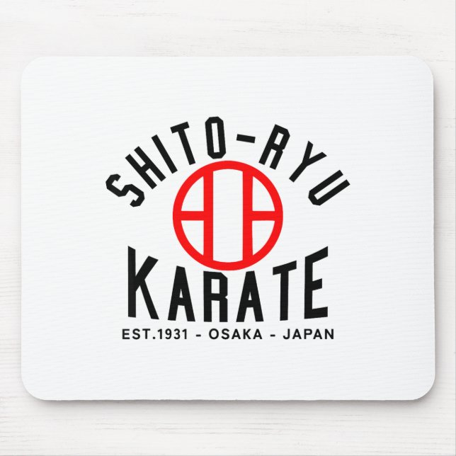 O-ryu Karate Japan Martial Arts  Mouse Mat (Front)