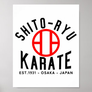 O-ryu Karate Japan Martial Arts Poster
