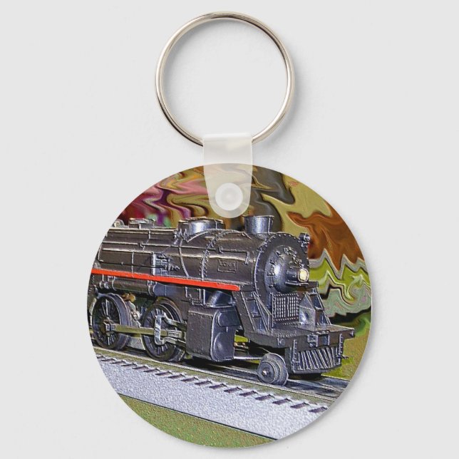 O Scale Model Train Key Ring (Front)