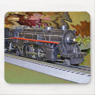 O Scale Model Train Mouse Mat
