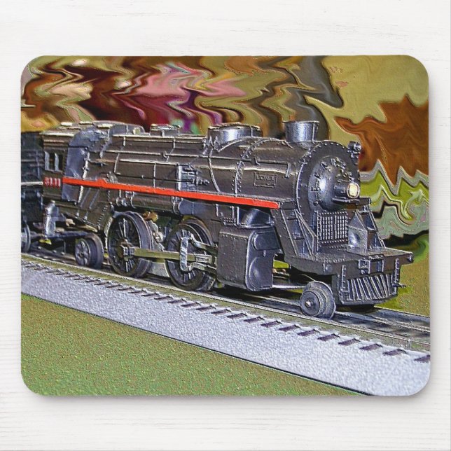 O Scale Model Train Mouse Mat (Front)
