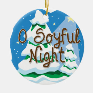O Soyful Night Ceramic Tree Decoration