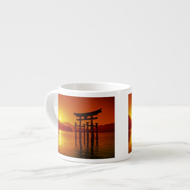 O-Torii Gate, Itsukushima shrine, Miyajima, Espresso Cup (Front Left)